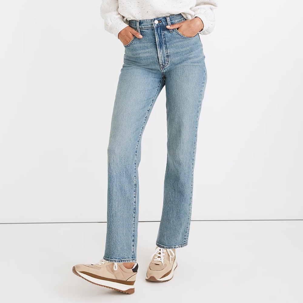Madewell THE PERFECT VINTAGE STRAIGHT JEAN IN HOYE WASH SZ 27